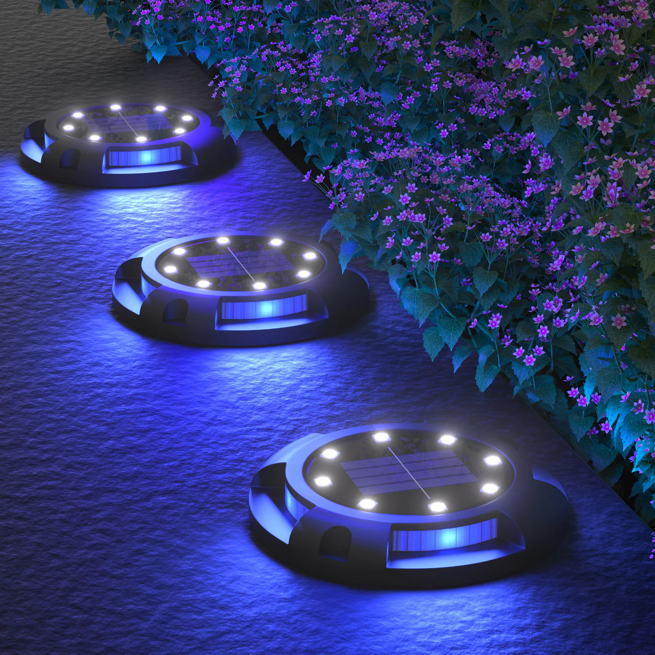 Rust-proof Onyx Solar Ground Light