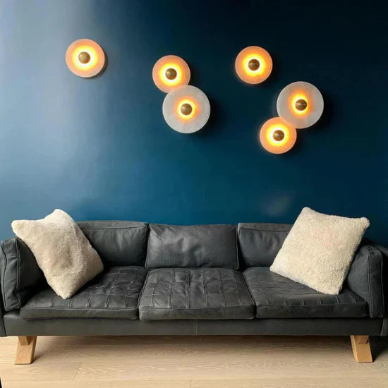 Vivia Round LED Wall Lamp from Albast in Scandinavian Style