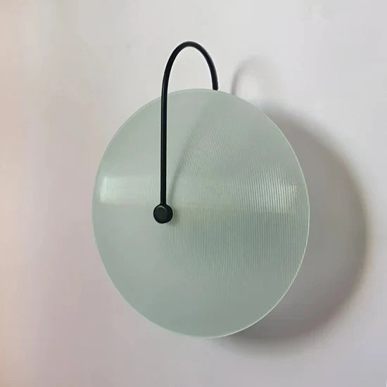 Thalor Scandinavian Round Glass Wall Lamp