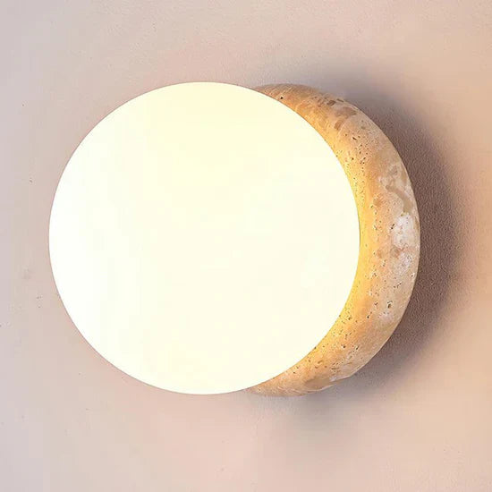 Arsen Travertine Waterproof Outdoor Wall Lamp