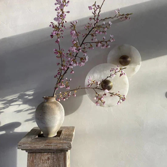Vivia Round LED Wall Lamp from Albast in Scandinavian Style