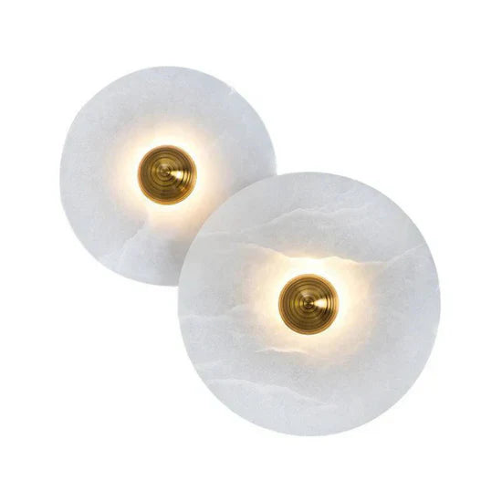 Vivia Round LED Wall Lamp from Albast in Scandinavian Style