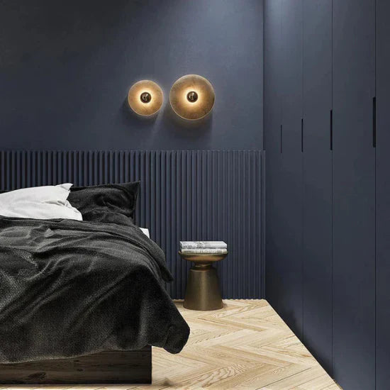 Vivia Round LED Wall Lamp from Albast in Scandinavian Style