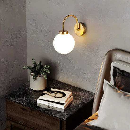Licinia Wall Lamp with Glass Ball