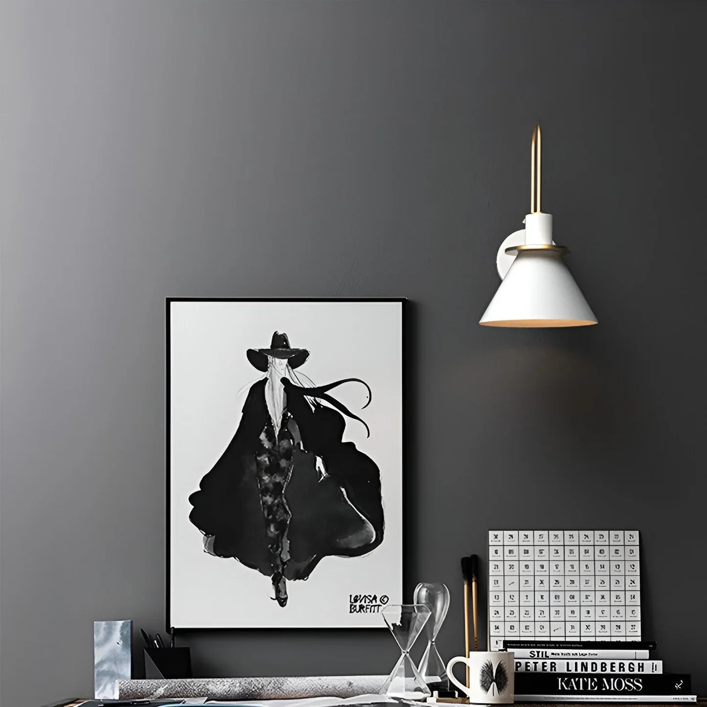 Zoralia Postmodern LED Wall Lamp with Trumpet-Shaped Design