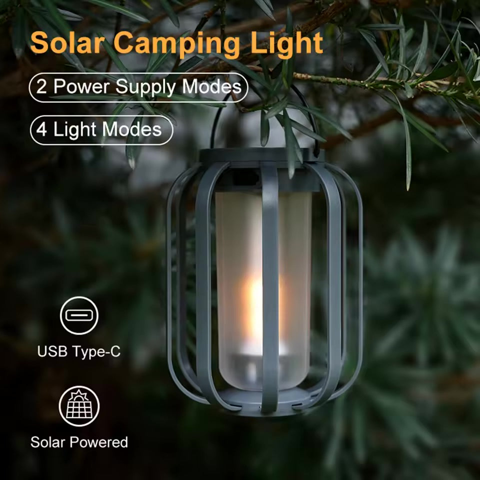 Flickering Flame Solar Lantern