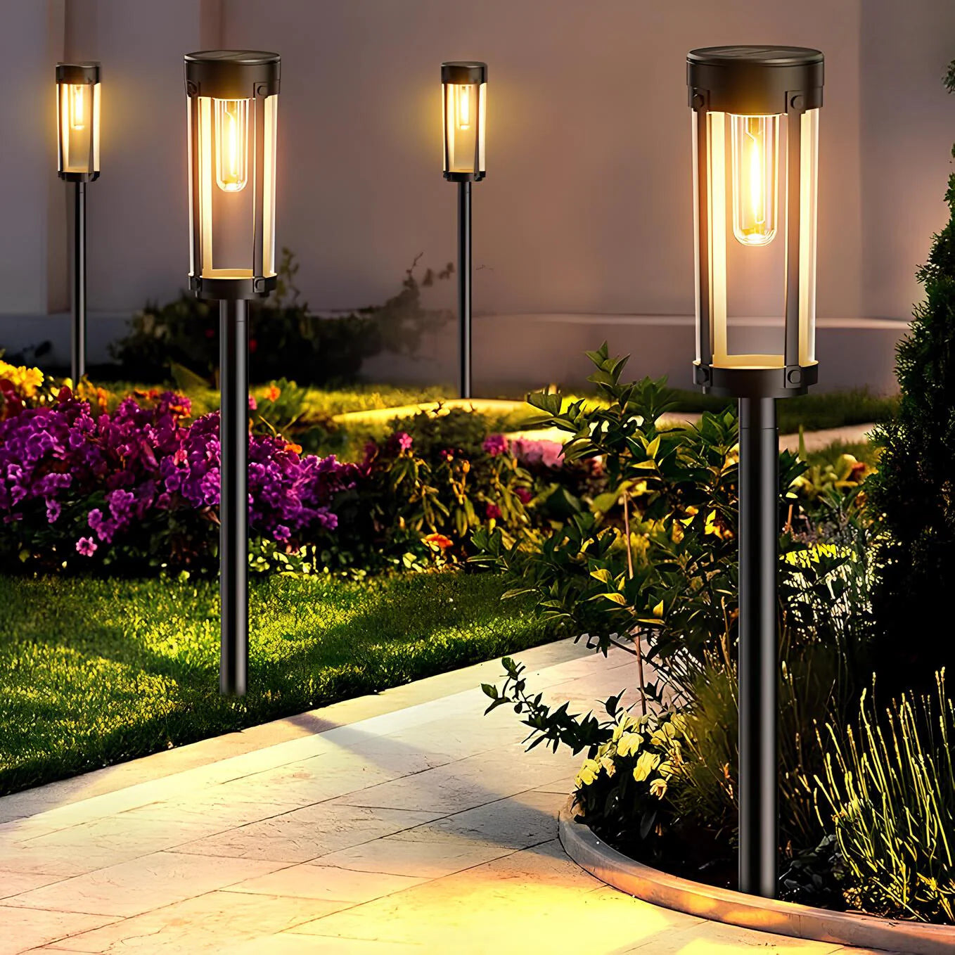 Tungsten Filament Solar Path Light (Pack of 2)