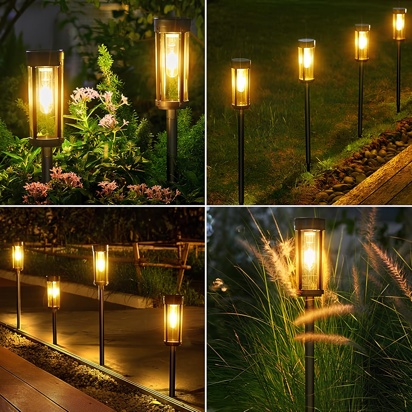 Tungsten Filament Solar Path Light (Pack of 2)