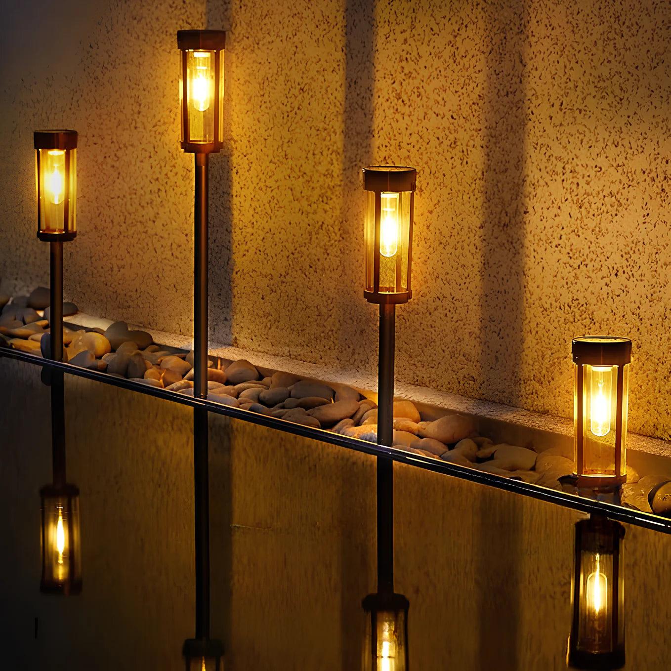 Tungsten Filament Solar Path Light (Pack of 2)