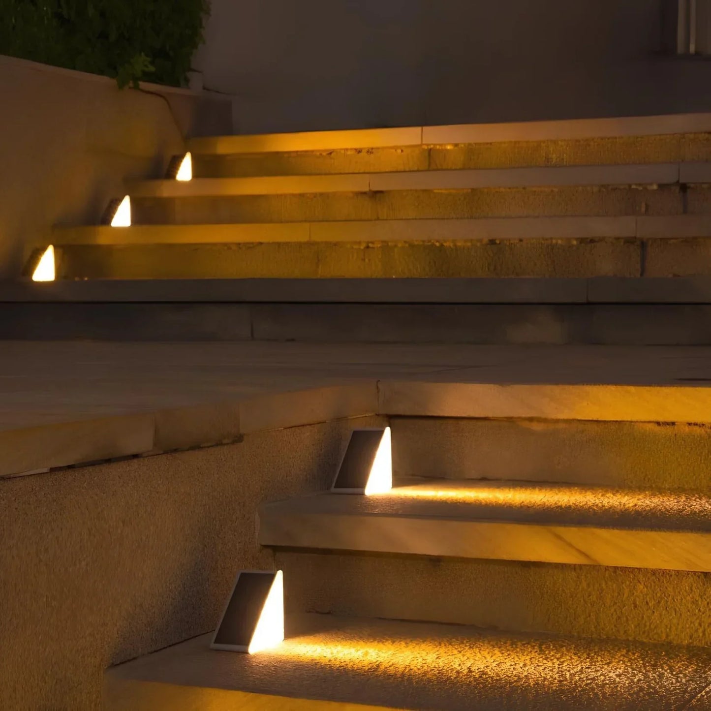 Tiveario Home™ Solar Powered Stair Lights (Set of 6)