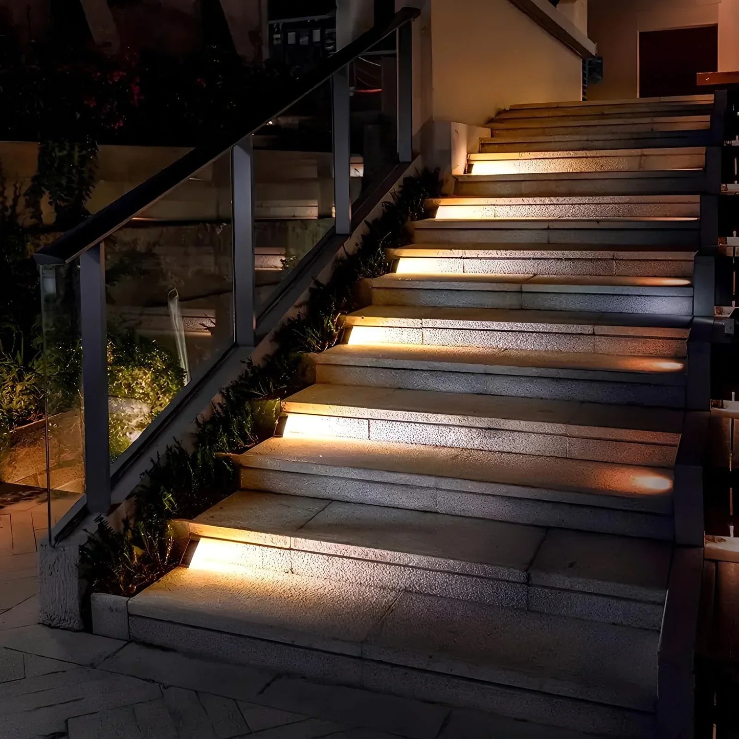 Tiveario Home™ Solar Powered Stair Lights (Set of 6)