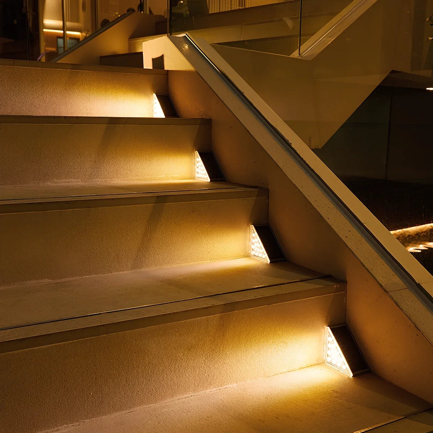 Tiveario Home™ Solar Powered Stair Lights (Set of 6)