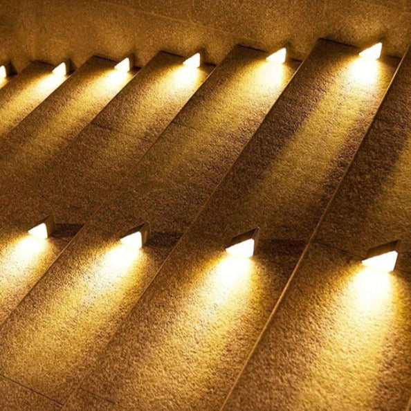 Tiveario Home™ Solar Powered Stair Lights (Set of 6)
