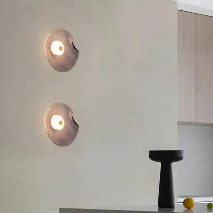 Ephyra Curved Glass Wall Lamp