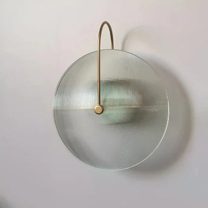 Thalor Scandinavian Round Glass Wall Lamp