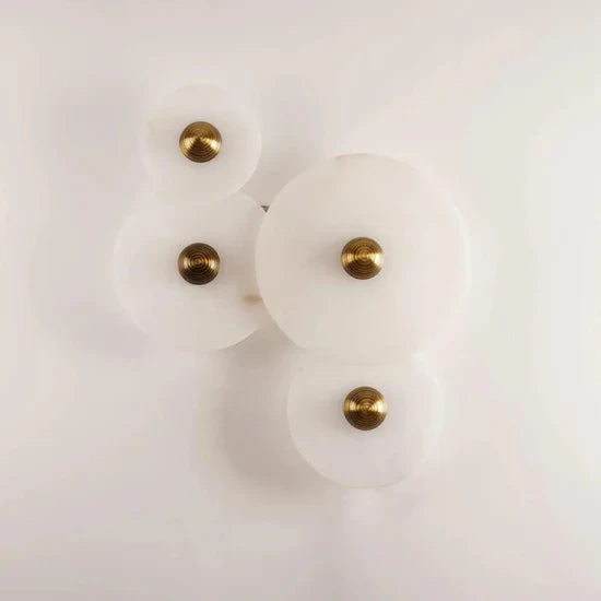 Vivia Round LED Wall Lamp from Albast in Scandinavian Style