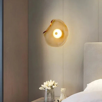 Ephyra Curved Glass Wall Lamp
