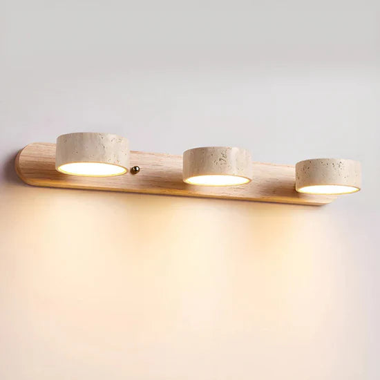Lyra Travertine Wall Lamp Indoor