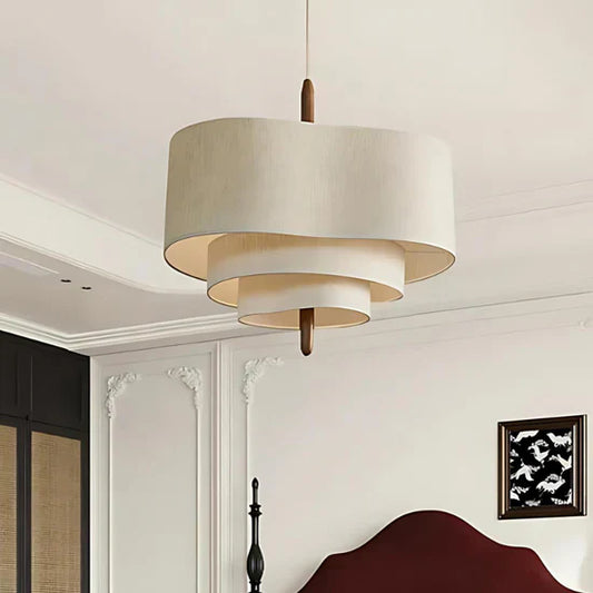 Floressa Elegant Fabric Chandelier for Cozy Lighting