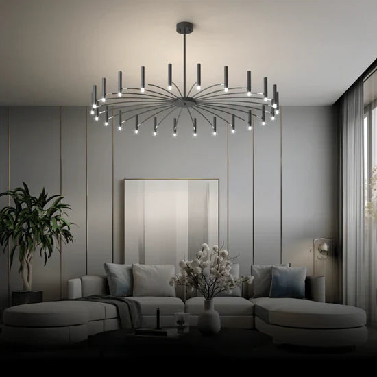 Clarona Elegant Chandelier with Candle Lights