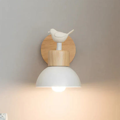 Xenia Stylish Wooden Wall Lamp