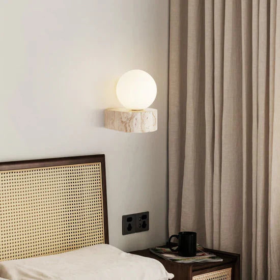 Myro Glass Wall Lamp Round