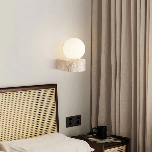 Myro Glass Wall Lamp Round