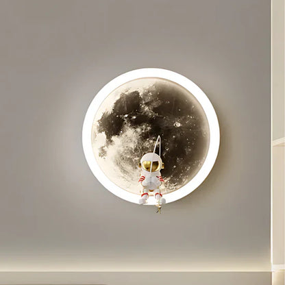 Velmir LED Wall Lamp Moon Astronaut