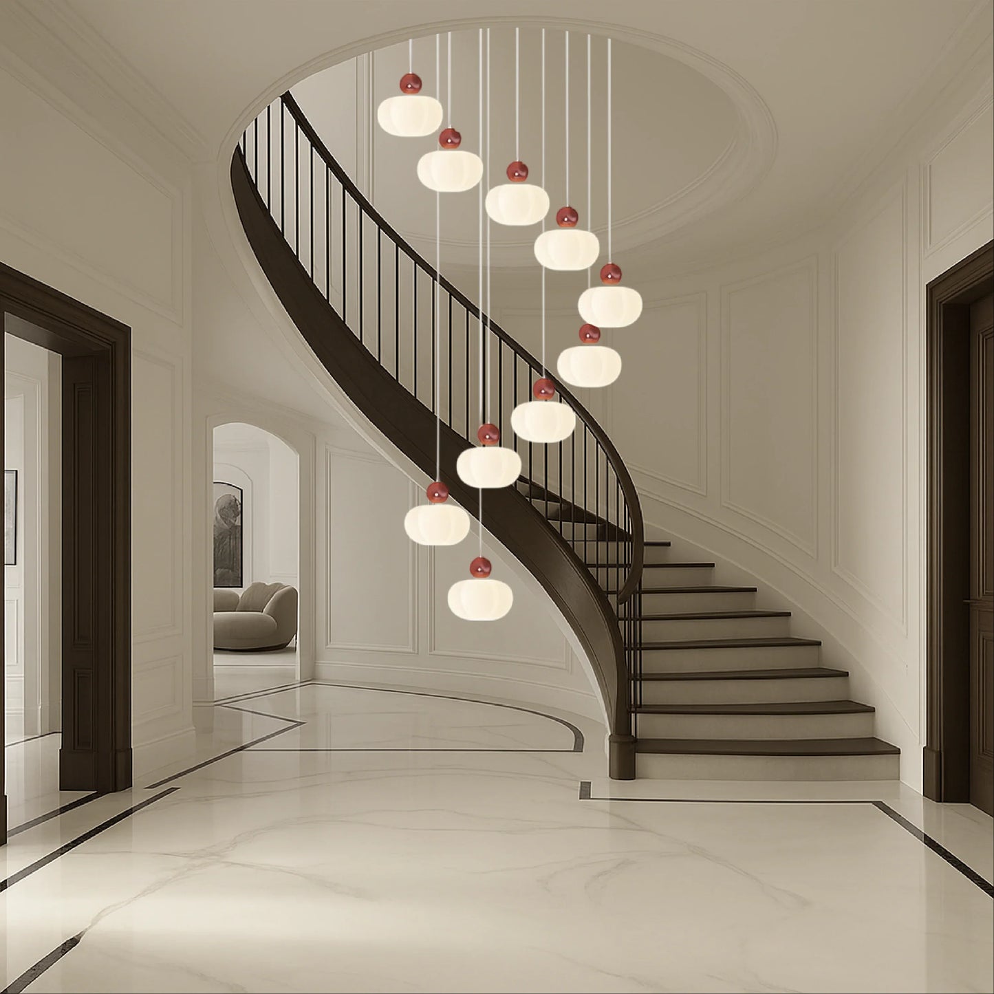 Aestara Art Deco Chandelier