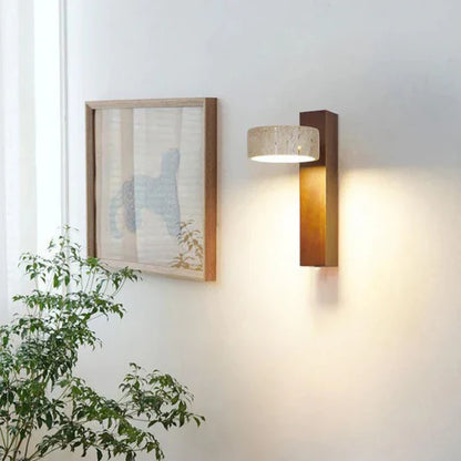 Fotis Wabi Sabi Wall Lamp | Travertine Wall Lighting Indoor