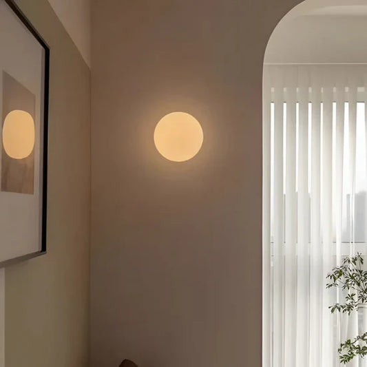 Pietas Stylish Glass Wall Lamp