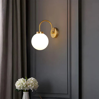 Licinia Wall Lamp with Glass Ball