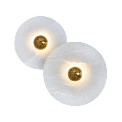 Vivia Round LED Wall Lamp from Albast in Scandinavian Style