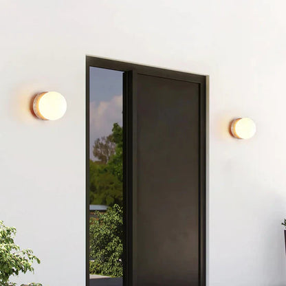 Arsen Travertine Waterproof Outdoor Wall Lamp