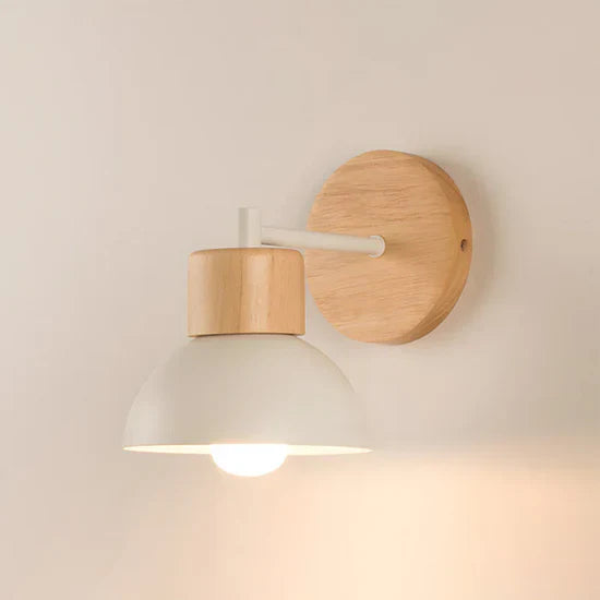 Xenia Stylish Wooden Wall Lamp