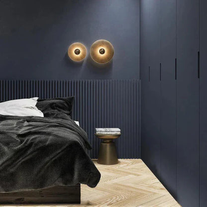 Vivia Round LED Wall Lamp from Albast in Scandinavian Style