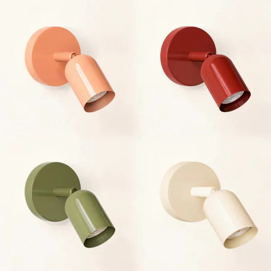 Lucius Minimalist Macaron LED Wall Lamp