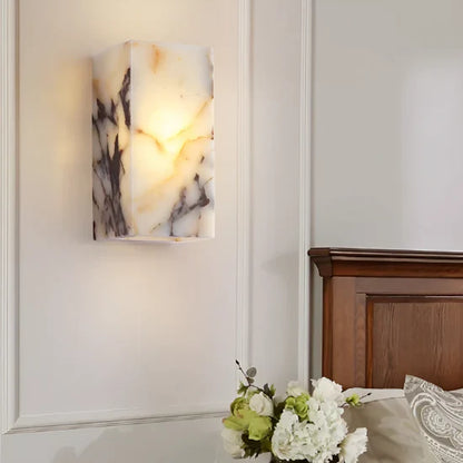 Xera Luxury Marble Natural Stone Wall Lamp