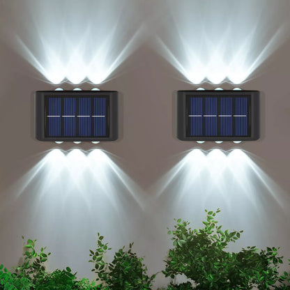 Solar LED Wall Lights (Pack of 2)