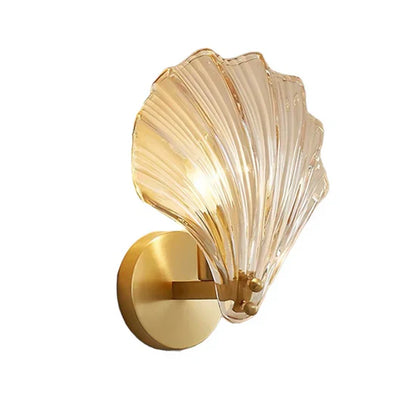 Novaen Glass Shell Wall Lamp