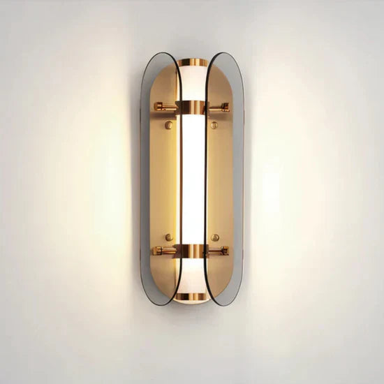 Orvara Luxury LED Wall Lamp Glass