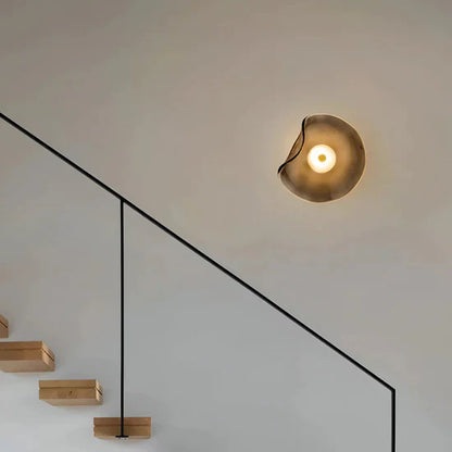 Ephyra Curved Glass Wall Lamp