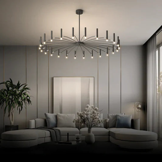 Clarona Elegant Chandelier with Candle Lights