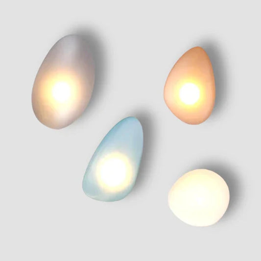 Auralia Colorful Vintage LED Wall Lamp Made of Glass