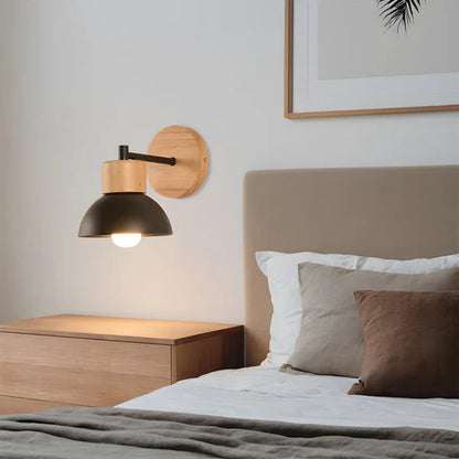 Xenia Stylish Wooden Wall Lamp