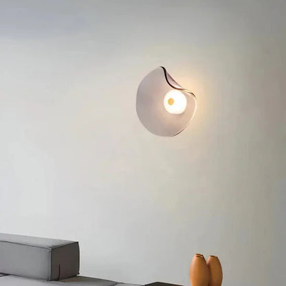 Ephyra Curved Glass Wall Lamp