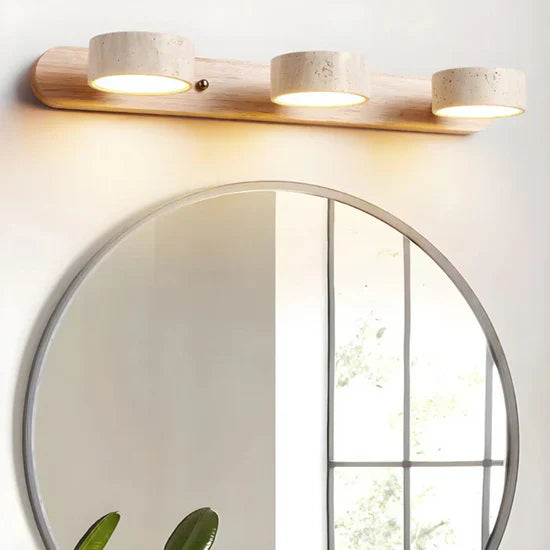 Lyra Travertine Wall Lamp Indoor