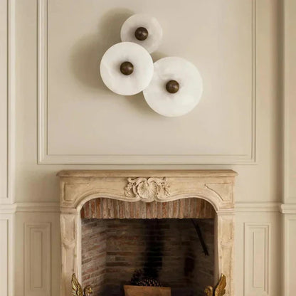 Vivia Round LED Wall Lamp from Albast in Scandinavian Style