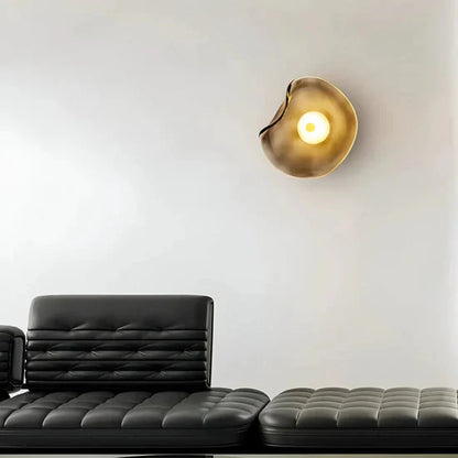 Ephyra Curved Glass Wall Lamp