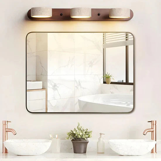 Lyra Travertine Wall Lamp Indoor